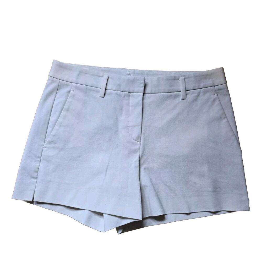 Theory Shorts Womens Size 4 Beige Work Casual Pockets Luxury Minimalist Preppy